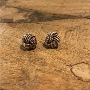 Tiffany knot earrings